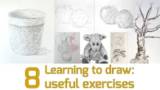 Learning to draw for beginners - 8 useful exercises for in between