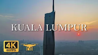 🇲🇾 Kuala Lumpur, Merdeka 118, Petronas in Malaysia Flying with Drone Relaxing - 4K ULTRA HD 60 FPS