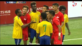 Solomon Islands Vs Singapore: 2019 International Friendly Dramatic Ending