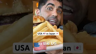 Denny’s Burger in US 🇺🇸 vs Japan 🇯🇵