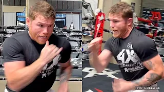 HEATED CANELO THROWS CRAZY PUNCHES IN 2 SECONDS, SHOWS INSANE SPEED, DEFENSE & GAME PLAN TO KO PLANT