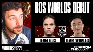 TEAM BDS DEBUTS ON THE BIG STAGE - BDS vs TW | WORLDS 2023 Play-In w/ The Boys