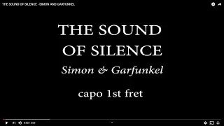 THE SOUND OF SILENCE - SIMON AND GARFUNKEL