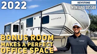 Bonus Room Perfect for an Office | 2022 Keystone Montana 3855BR