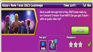 How To Easily 3 Star the Happy New Year Challenge 2023 ( Clash Of Clans)