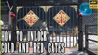 Corneo's Secret Stash Quest - Red and Gold Gate Doors - How to Unlock - Final Fantasy VII Remake