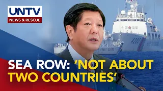 PBBM says South China Sea dispute not just a rivalry between two powerful countries