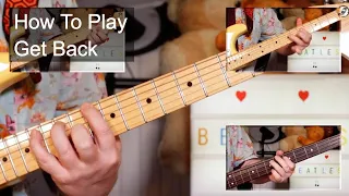 'Get Back' The Beatles Guitar & Bass Lesson