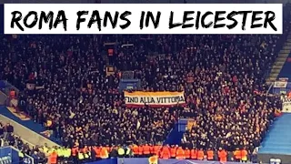 AS ROMA FANS IN LEICESTER | Leicester City vs AS Roma | 28-04-2022