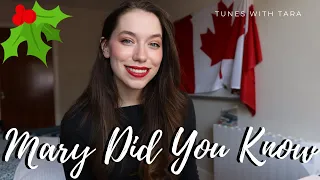 Medical Student Sings MARY DID YOU KNOW | Tunes with Tara | Holiday Edition