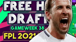 FPL GAMEWEEK 38 FREE HIT | BEST FREE HIT TEAM FOR GW38 | Fantasy Premier League Tips 2021/22