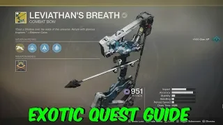 Destiny 2 Shadowkeep | How to Get Leviathan's Breath! (Exotic Quest Guide)