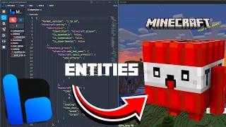 How to create custom Entities for Minecraft PE / Bedrock | Bridge V2 Tutorial 1.18 / 1.19