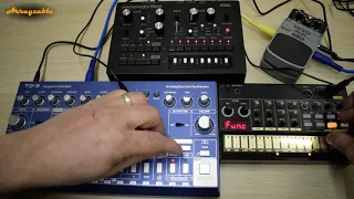 Behringer TD-3, Cool Acid with the Korg Volca Beats and Monotribe.