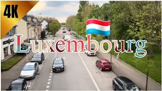 Luxembourg walking tour || April 2024 || Esch town ,Lallange walk 4k HDR 60 FPS