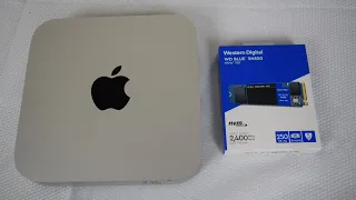 Installing an m.2 WD Blue SN550 NVME drive on a late 2014 Mac Mini