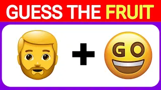 Can You Guess The FRUIT by emojis? 🍎🤔| Emoji Quiz | Brain Teaser🧠