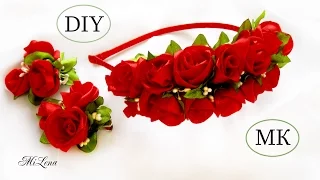 DIY Roses Headband