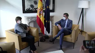 Pedro Sánchez Prime Minister of Spain met IMF Managing Director