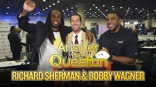 2016 Super Bowl: Richard Sherman and Bobby Wagner compete against each other in trivia