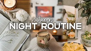 FALL NIGHT ROUTINE | a cozy & peaceful evening at home 🍂🕯☕️