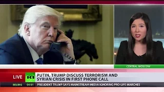 Putin and Trump in First Phone Call
