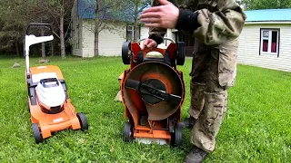 Газонокосилка STIHL. Победа аккумулятора над бензином