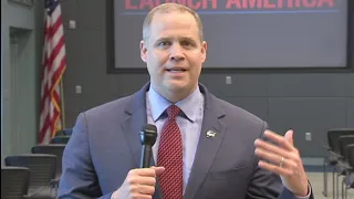 NASA Administrator Makes Statement After Scrub of SpaceX Demo-2 Launch