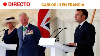 CARLOS III: Con MACRON en la CEREMONIA de CONMEMORACIÓN en el ARCO del TRIUNFO en PARÍS