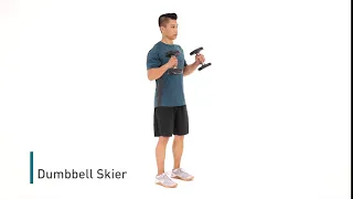 Dumbbell Skier