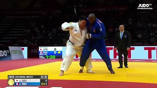 Saito Tatsuru vs Teddy Riner final antalya grand slam2024 #judo