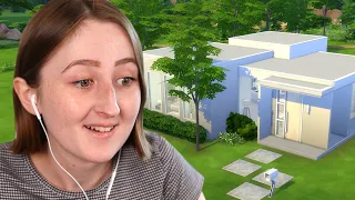 i built a cube house in the sims