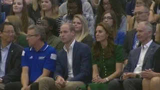 Will and Kate attend volleyball match in Canadian University