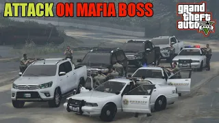 GTA 5 | Attack on Mafia Boss |  Police in Action | Game Loverz