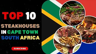 10 BEST STEAK RESTAURANTS IN CAPE TOWN SOUTH AFRICA 2023 #shorts