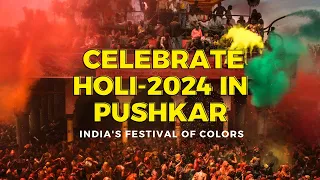 Pushkar's HOLI festival 2024 #holi #pushkar #travel #indian