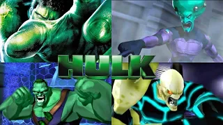 HULK 2003 GAME - ALL BOSS BATTLES