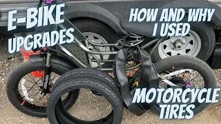 Eahora Cupid Tire upgrade | why and how I put Motorcycle/Scooter tires on my E-bike