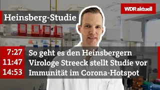 Corona-Forschung in Heinsberg: Erste Ergebnisse der Studie | WDR aktuell
