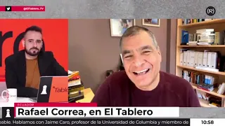 Entrevista al expresidente Rafael Correa, en Canal Red de España