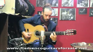 Peña Vargas 2014 flamenco guitar for sale played by El Perla