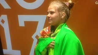 Polina Guryeva Baku 2017 Altyn Medal(BUYSANYAS, Dine ÖNE TÜRKMENİSTANYM)