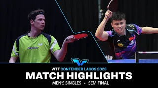 Zhou Qihao vs Jonathan Groth | MS SF | WTT Contender Lagos 2023