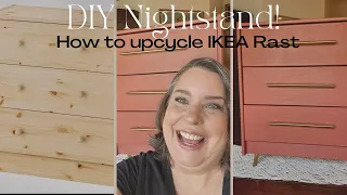 DIY: IKEA Rast Upcycle: Turning the Rast dressers into the cutest mid century mod nightstands!