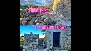 BUILDING FROM STONE With Help From Professional Stone Masons OFF GRID STONE BARN RENOVATION