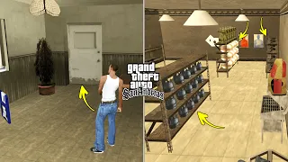 ALL Secret Doors Unlocked in CJ's House in GTA San Andreas (Hidden Rooms)