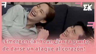 [#¿QuéleocurrealasecretariaKim?] ¡Emergencia! Young-jun¡ a punto de darse un ataque al corazón!