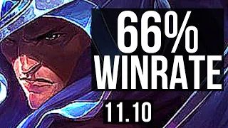 TALON vs PANTHEON (MID) | 7 solo kills, 66% winrate, 13/2/3, Legendary | EUW Diamond | v11.10