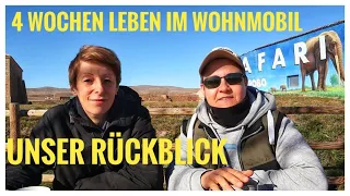 Leben im Wohnmobil! Wir berichten über unsere ersten 4 Wochen mit KlausBärbel II. #Vanlife