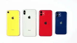 iPhone Xr Vs iPhone Xs Max Vs iPhone 11 Vs iPhone 12 Mini | SPEED TEST